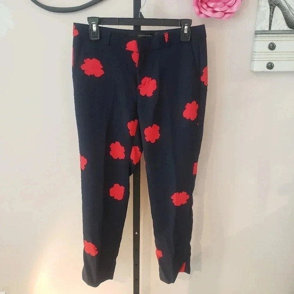 Banana Republic Avery Straight Pant with Flowers - Picture 1 of 6